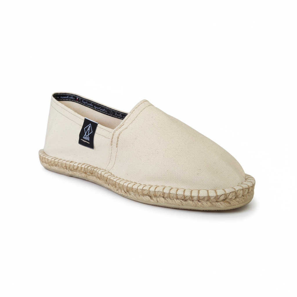 Espadrille Beixa — espadrilles écrues artisanale de Mauléon