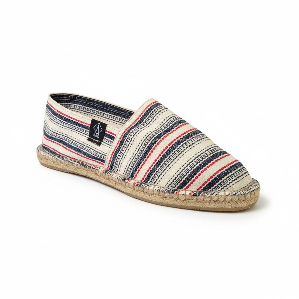Espadrille Gorbeia — espadrilles rayées artisanale de Mauléon
