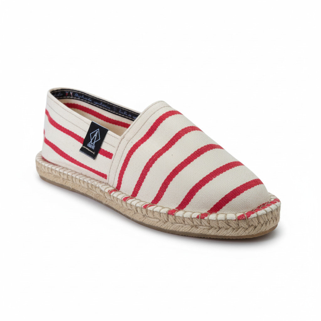 Espadrille Goriello — espadrilles rayées artisanale de Mauléon