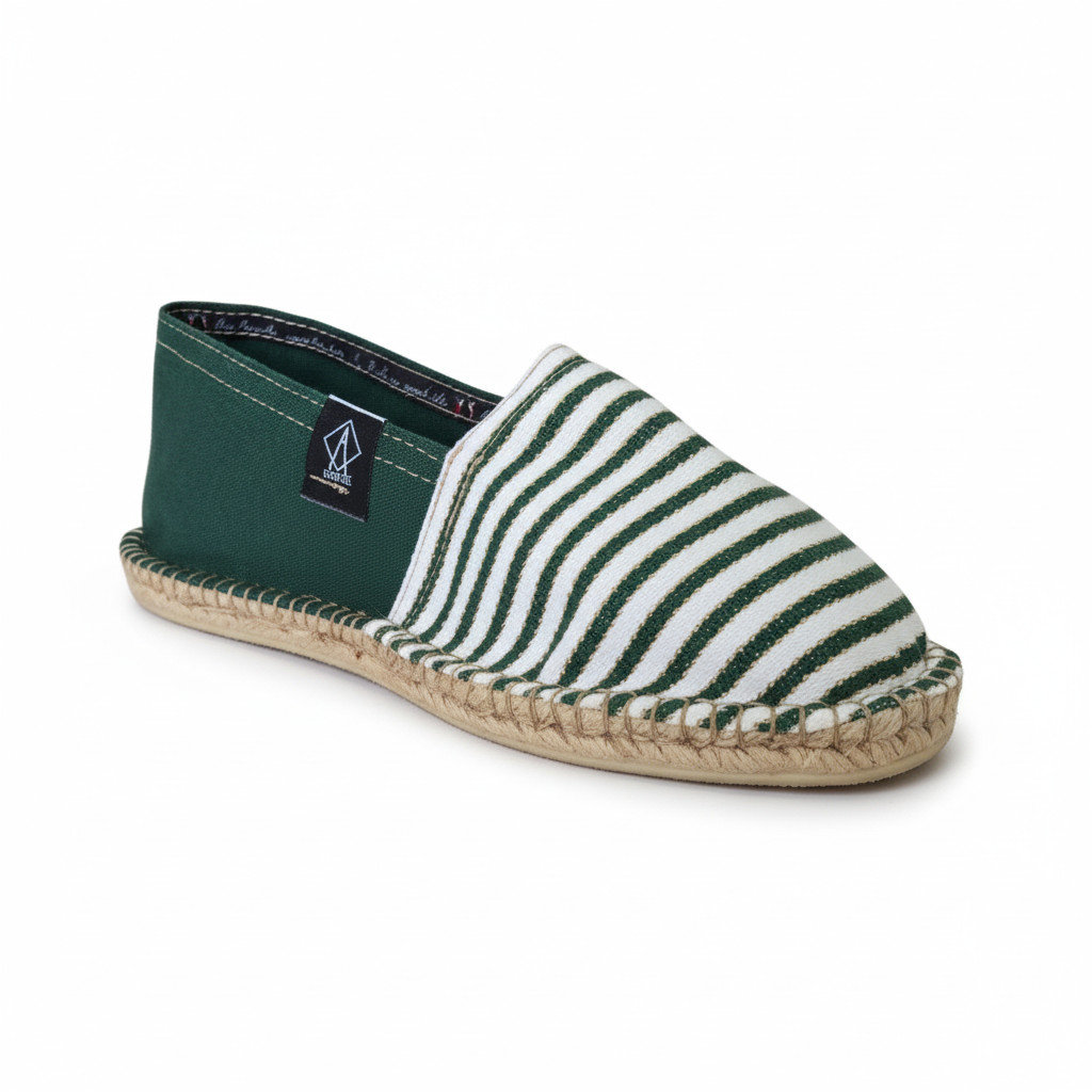 Espadrille Melt Berdea Brillant — espadrilles rayées artisanale de Mauléon