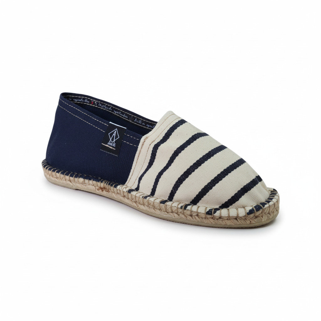 Espadrille Melt Marinelo — espadrilles rayées artisanale de Mauléon